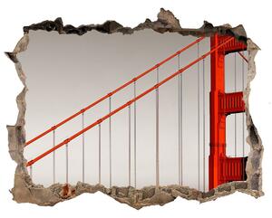 Fototapeta díra na zeď 3D Most San Francisco nd-k-91736681