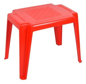 Dětský plastový stolek Marty Červená