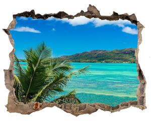 Fotoobraz díra na stěnu Pobřeží Seychely nd-k-93632488
