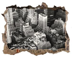 Nálepka fototapeta 3D výhled New York z ptačího pohledu nd-k-93794571