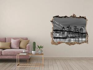 Fotoobraz díra na stěnu nálepka Brooklynský most nd-k-94815409