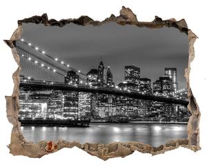 Fotoobraz díra na stěnu nálepka Brooklynský most nd-k-94815409