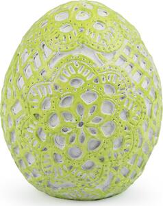 Velikonoční vajíčko krajkový motiv Varianta: 2 zelená sv., Balení: 1 ks
