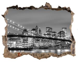 Fotoobraz díra na stěnu Brooklynský most nd-k-95854275