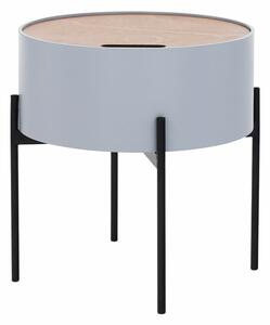 TEMPO Příruční stolek, šedá / přírodní / černá, MOSAI