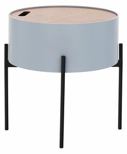 TEMPO Příruční stolek, šedá / přírodní / černá, MOSAI