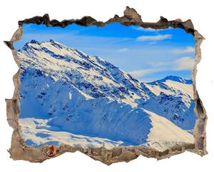 Fototapeta díra na zeď Alpy zima nd-k-96505174