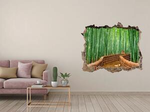 Díra 3D fototapeta na stěnu nálepka Bambusový les nd-k-97156437