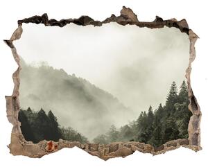 Samolepící nálepka Mlha nad lesem nd-k-98626353