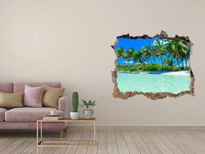 Samolepící díra na stěnu Tropická pláž nd-k-99365379