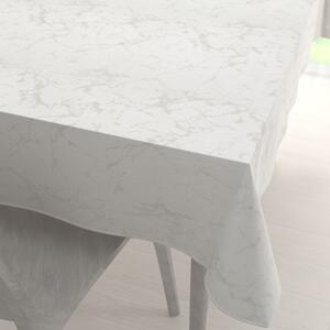 Biante Dekorační obdélníkový ubrus Parma PM-116 Stříbrný mramor na krémovém 50x100 cm