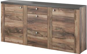 Komoda LOMAR 25 satin ořech / touchwood