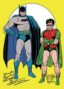 Umělecký tisk Batman and Robin - Comics