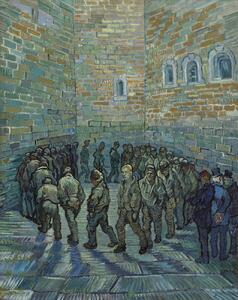Vincent van Gogh - Obrazová reprodukce The Exercise Yard, or The Convict Prison, 1890, (30 x 40 cm)