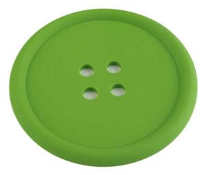 Silikonová podložka knoflík Ø9 cm - 4 zelená sv