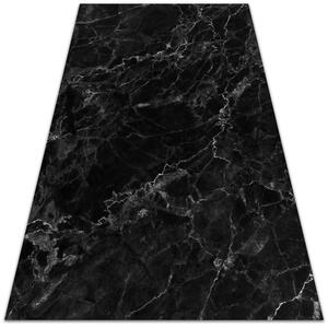 Vnitřní vinylový koberec černý mramor