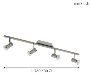 EGLO 90917 - Stropní svítidlo ROTTELO 4xGU10/LED/3W