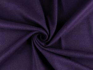 Vlněný flauš jednobarevný - 3 (41) fialová tm