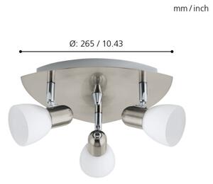 EGLO 90986 - Bodové svítidlo ENEA 3xE14/40W