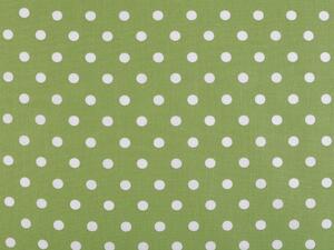Bavlněná látka puntíky - 11 (45) zelená sv
