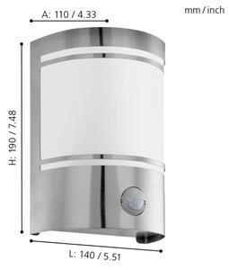 EGLO 30192 - Venkovní svítidlo CERNO 1xE27/40W IP44