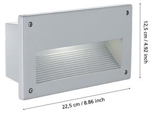 Eglo 88575 - Venkovní zápustné svítidlo ZIMBA 1xE14/60W/230V IP44