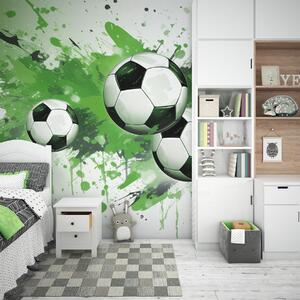 Fototapety Fotbalové míče, Fototapety teen room, Fototapety fotbalové, w04373v1 : uwalls.cz