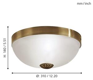 EGLO 82741 - Stropní svítidlo IMPERIAL 2xE27/60W/230V