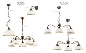 Jupiter 1177 - XS 5 - Závěsné svítidlo XSARA 5xE27/60W/230V