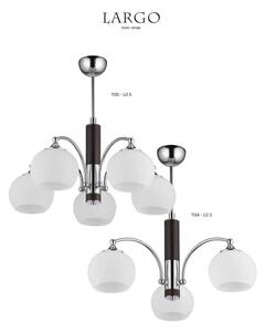 Jupiter 1134 - LO 3 - Závěsné svítidlo LARGO 3xE27/60W/230V