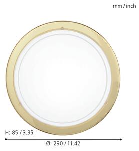 EGLO 83157 - Svítidlo stropní PLANET1 1xE27/60W