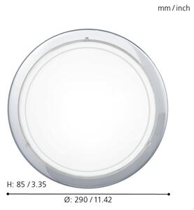 EGLO 83155 - Stropní svítidlo PLANET1 1xE27/60W