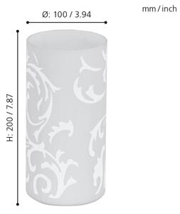 EGLO 91242 - Stolní lampa GEO 1xE14/60W