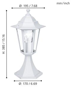 EGLO 22466 - Venkovní lampa LATERNA 5 1xE27/60W
