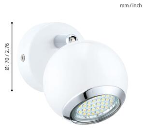 EGLO 31001 - LED Bodové svítidlo BIMEDA 1xGU10/3W LED