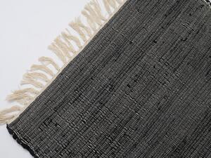 Koberec RENSKE 60x90 cm, černý/žíhaný