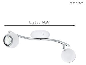 EGLO 31002 - LED Bodové svítidlo BIMEDA 2xGU10/3W LED