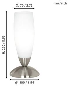 EGLO 82305 - Stolní lampa SLIM 1xE14/40W