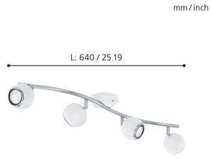 EGLO 31004 - LED Bodové svítidlo BIMEDA 4xGU10/3W LED