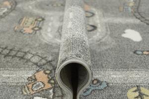 Makro Abra Dětský kusový koberec Lima C511A Uličky Auta šedý Rozměr: 160x230 cm