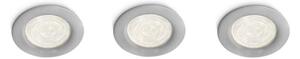 Philips 59100/87/16 - SADA 3x LED bodové zápustné svítidlo SCEPTRUM LED/3W