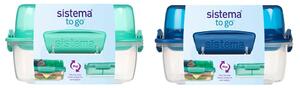 Sistema® TO GO™ Krabička na oběd Flip and Nest 1,24 l, mix barev