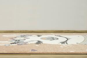Makro Abra Dětský kusový koberec Lima C882A Lama růžový krémový Rozměr: 160x230 cm