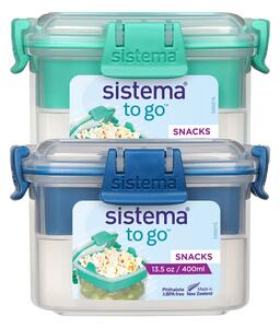 Sistema® TO GO™ Krabička na svačinu s miskou 400 ml, mix barev