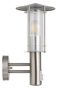 EGLO 30185 - Senzorové venkovní nástěnné svítidlo LISIO 1xE27/60W/230V IP44