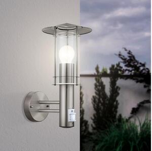 EGLO 30185 - Senzorové venkovní nástěnné svítidlo LISIO 1xE27/60W/230V IP44
