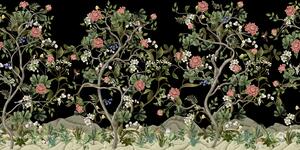 Luxusní vliesová obrazová tapeta na zeď, Krajina s květinami, Z34981, Elie Saab 2