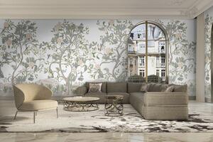 Luxusní vliesová obrazová tapeta na zeď, Krajina s květinami, Z34981, Elie Saab 2