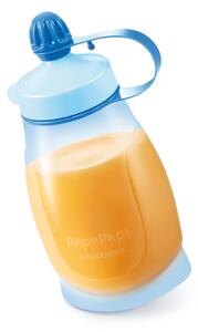 TESCOMA pružná láhev PAPU PAPI 200 ml, se lžičkou, modrá