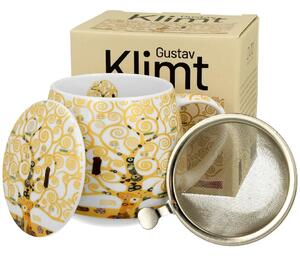 Čajová souprava Klimt Ecru Tree Of Life 430 ml